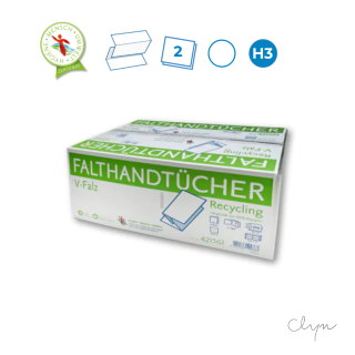 Papierhandtücher HMU V-Falz | 2 lg. | 3.990 Tücher | 421561