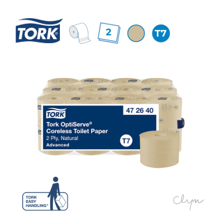 Tork OptiServe® NATUR Toilettenpapier T7