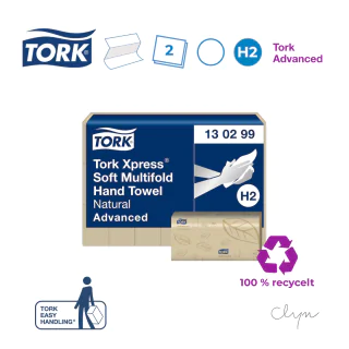 Tork Xpress® NATUR Papierhandtücher H2 | 130299