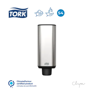 Tork Edelstahl Spender für Seifen und Desinfektionsmittel S4